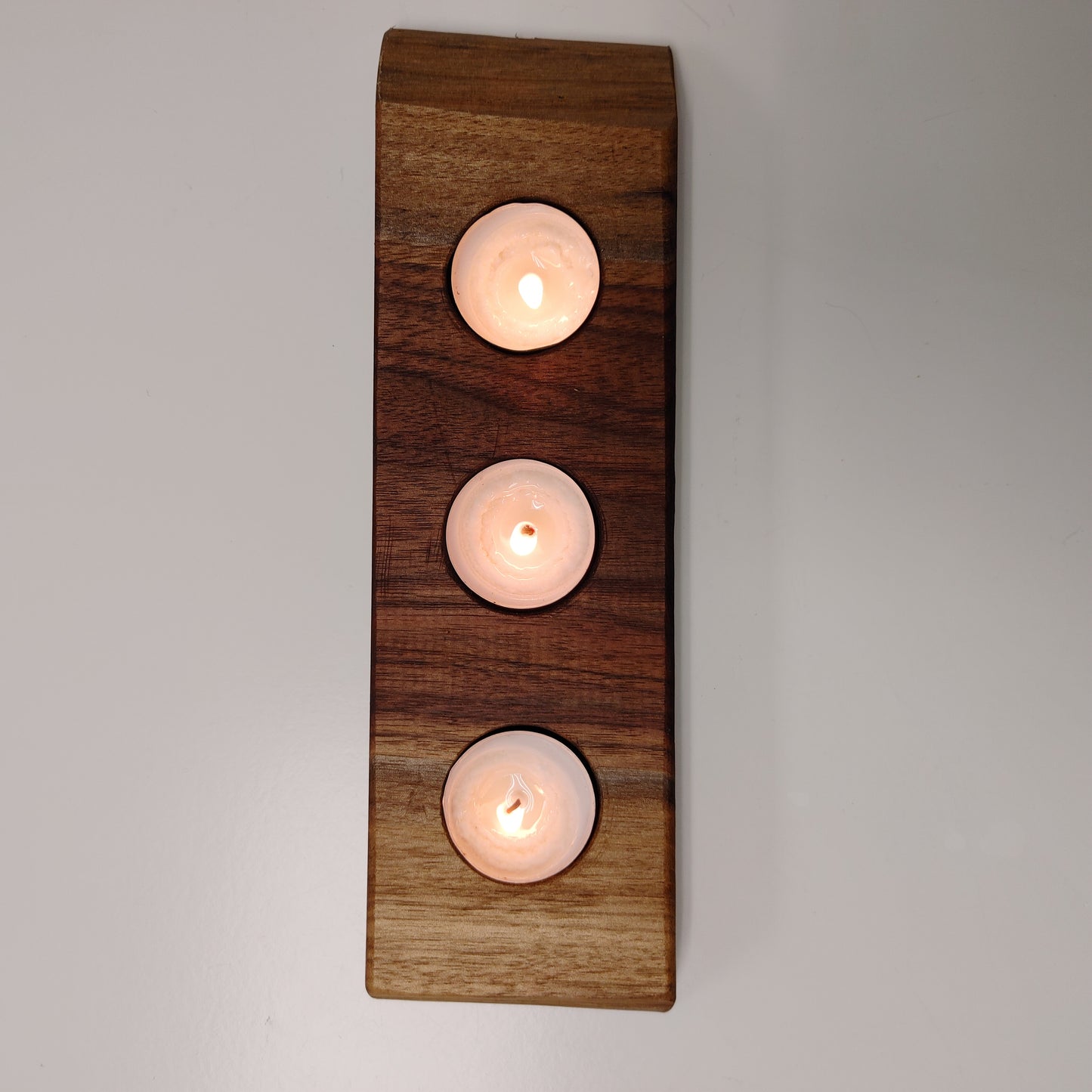Live Edge Black Walnut Tea Light Candle Holders