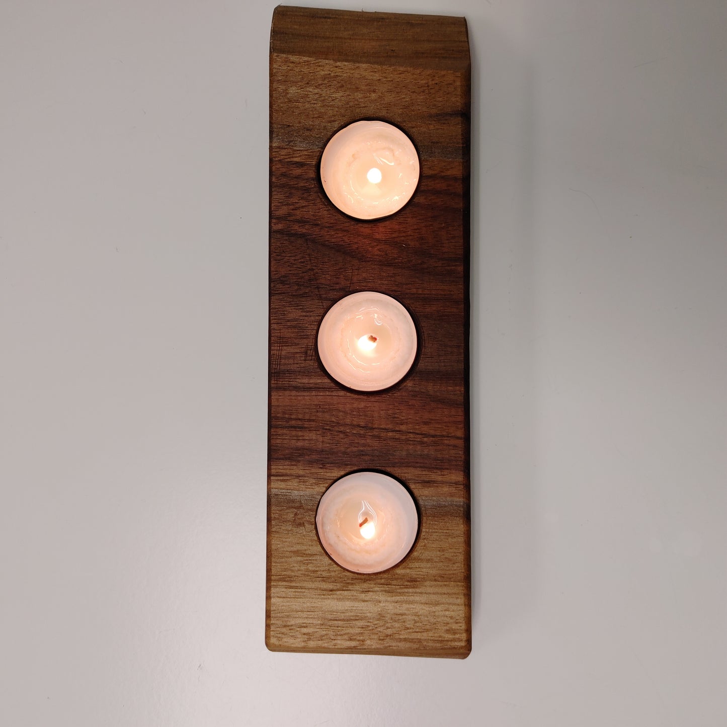 Live Edge Black Walnut Tea Light Candle Holders