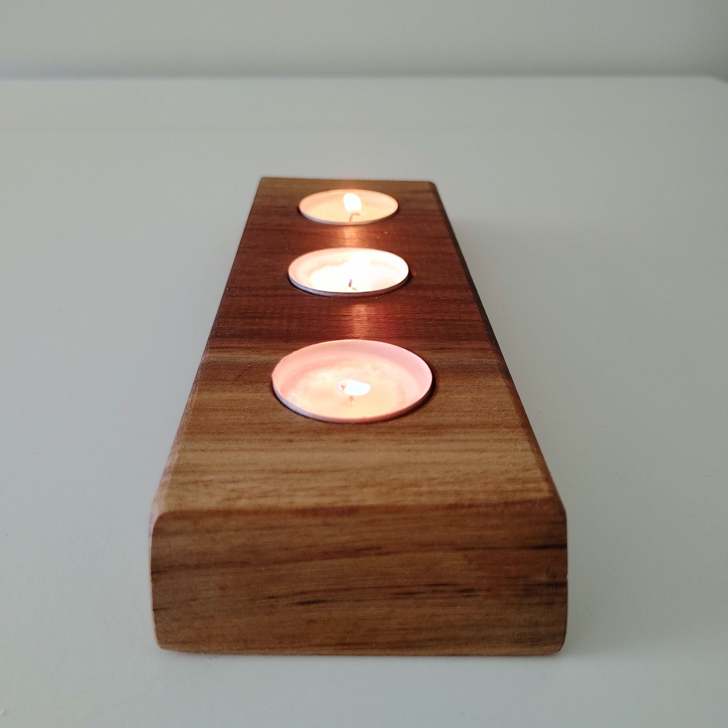 Live Edge Black Walnut Tea Light Candle Holders