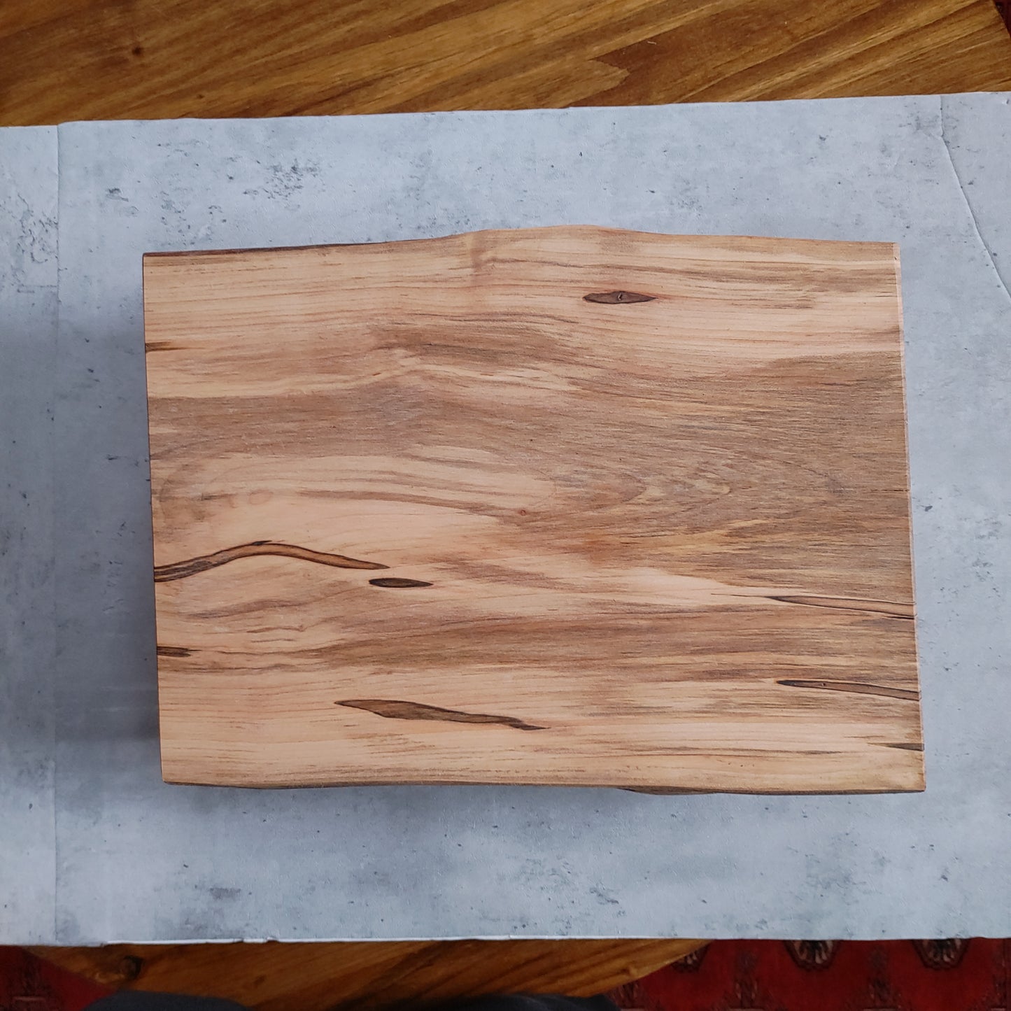 Ambrosia Maple Wood Live Edge Cheese Boards (with Personalization)