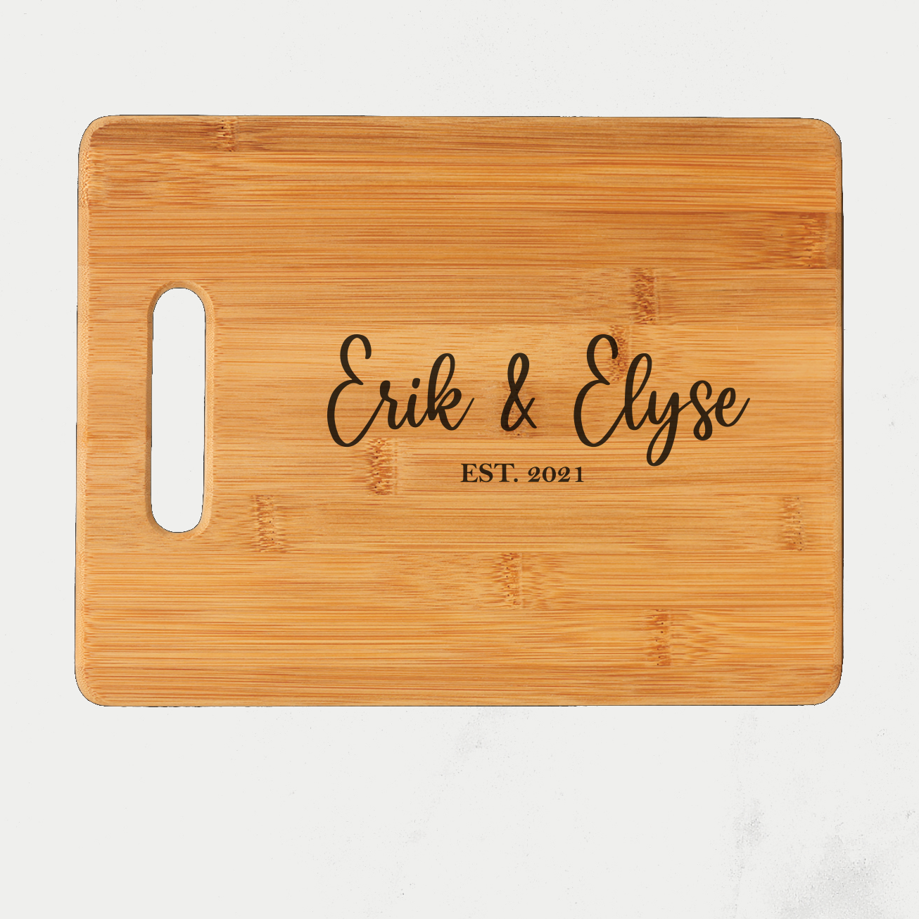 Custom Cutting Board Engraved With First & Last Names