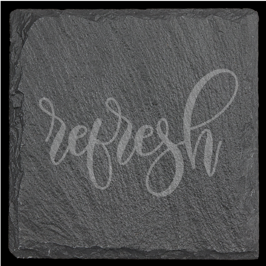 Inspirational Slate Coasters - set of 4