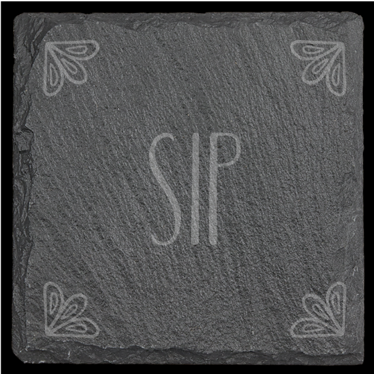 Inspirational Slate Coasters - set of 4