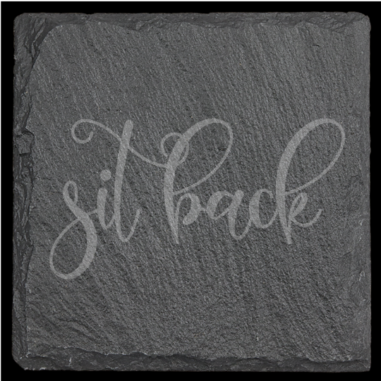 Inspirational Slate Coasters - set of 4