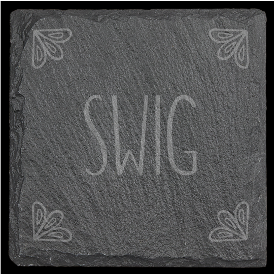 Inspirational Slate Coasters - set of 4