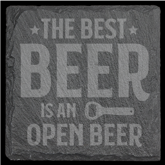 Funny Drink Themed Slate Coasters - set of 4