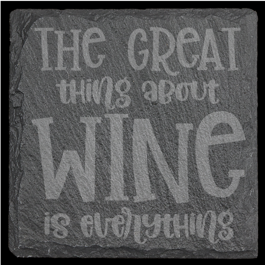 Funny Drink Themed Slate Coasters - set of 4