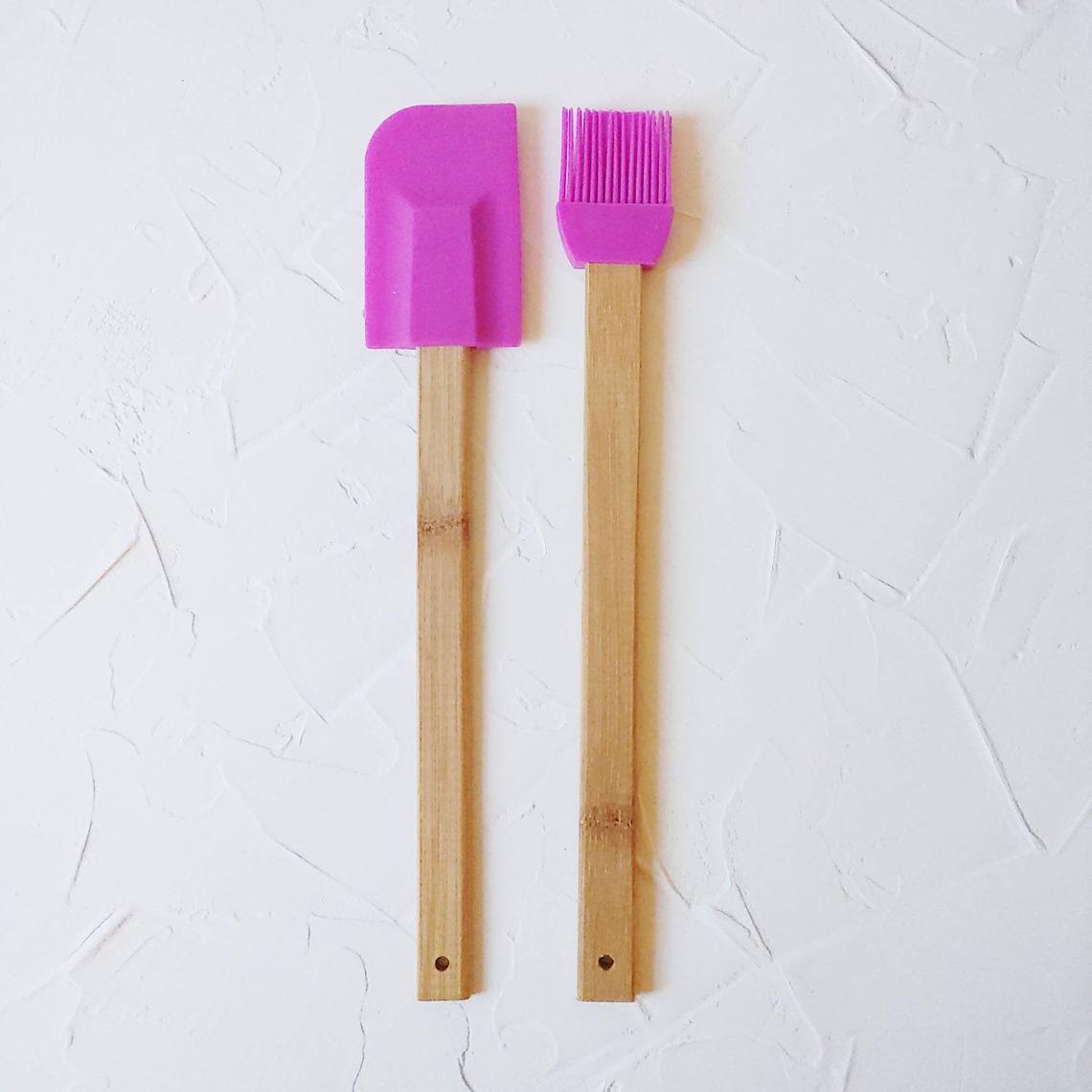 Personalized Silicone Spatula & Brush Set