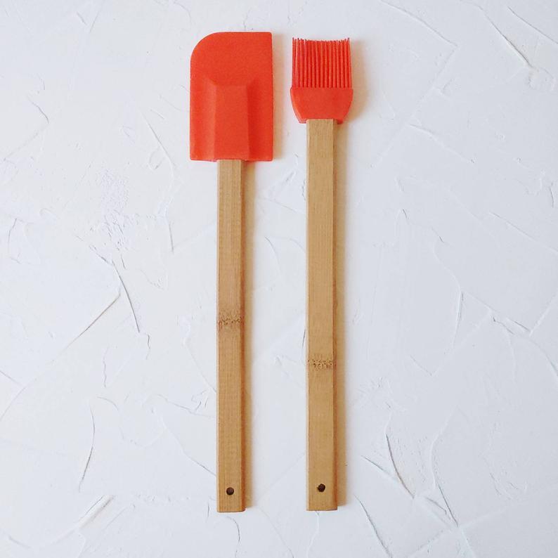 Personalized Silicone Spatula & Brush Set