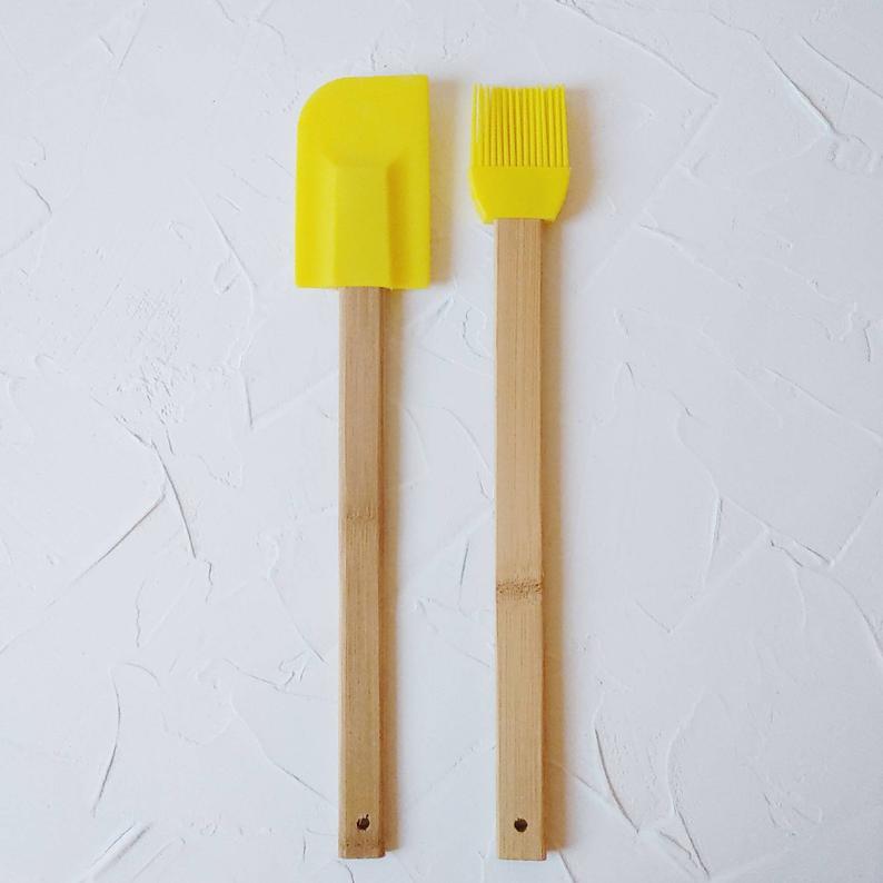 Personalized Silicone Spatula & Brush Set