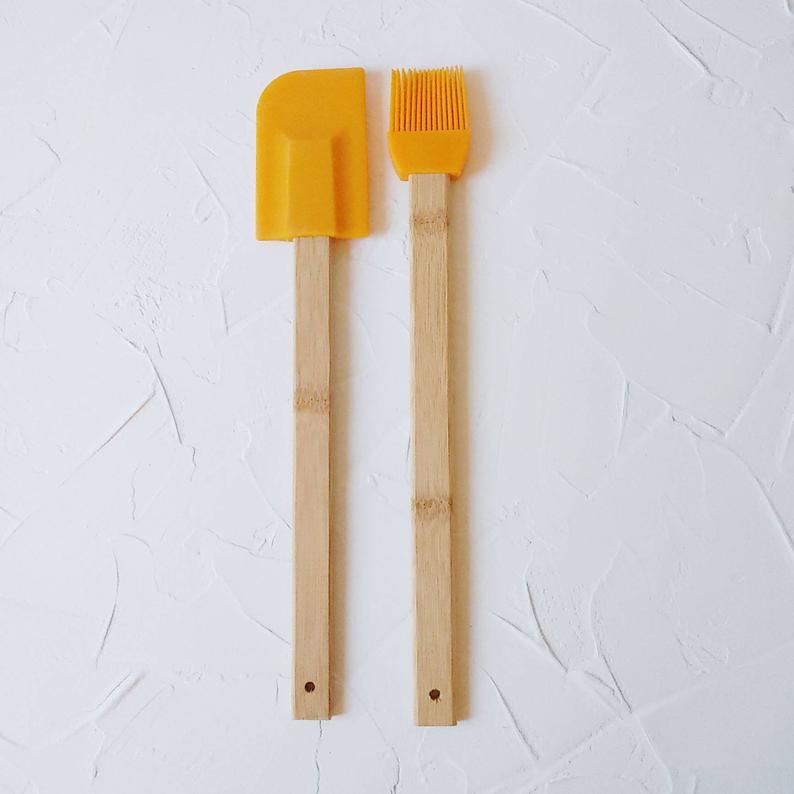 Personalized Silicone Spatula & Brush Set