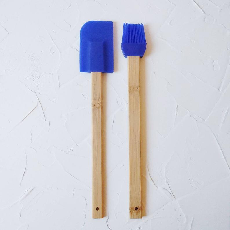 Personalized Silicone Spatula & Brush Set