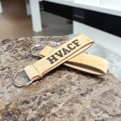 Handcrafted Genuine Leather Keychain – Made locally