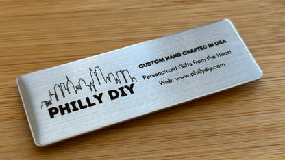 Crafted for You: Custom Laser-Engraved Stainless Steel Name Plate