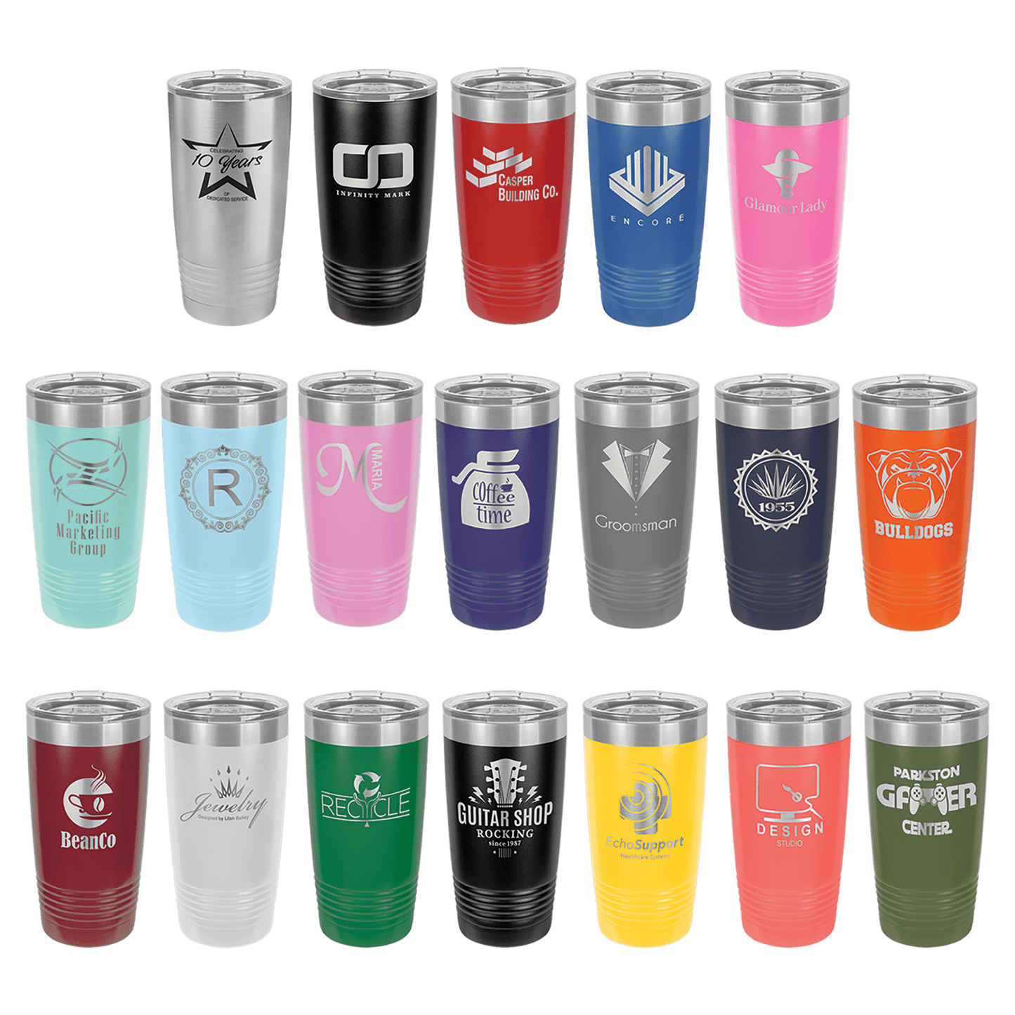 Insulated Tumbler 20oz with engraving