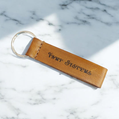 Handcrafted Genuine Leather Keychain – Made locally