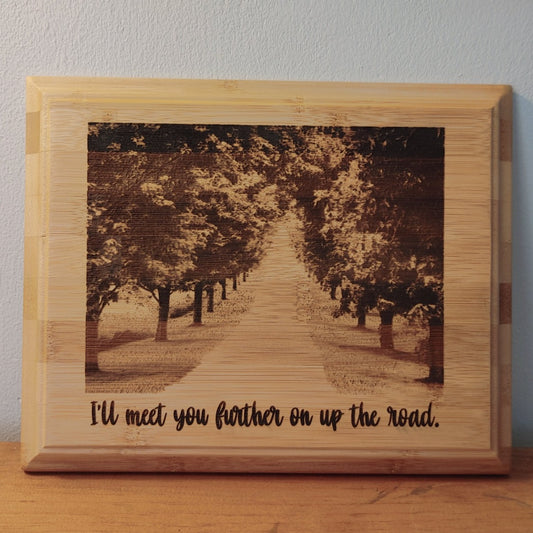 Custom Engraved Bamboo Plaque for Dads, Moms, Grads, Teachers & more