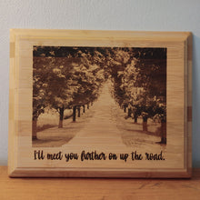 Load image into Gallery viewer, Custom Engraved Alder wood Plaque for Dads, Moms, Grads, Teachers &amp; more
