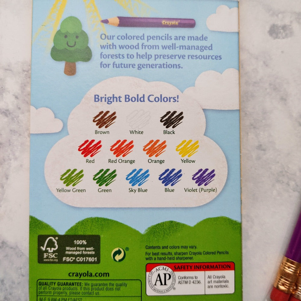 Back to School: Personalized Graphite Pencils + Crayola Color Pencils