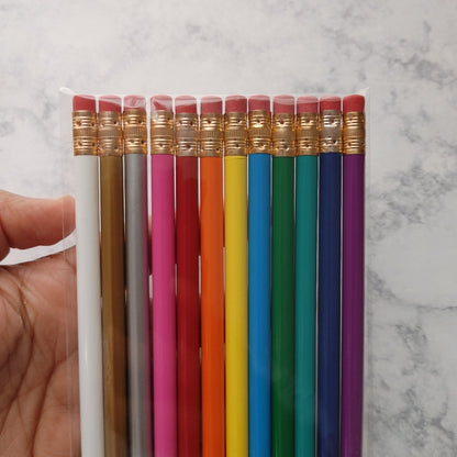 Back to School: Personalized Graphite Pencils + Crayola Color Pencils