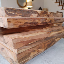 Load image into Gallery viewer, Ambrosia Maple Wood Live Edge Cheese Boards (with Personalization)
