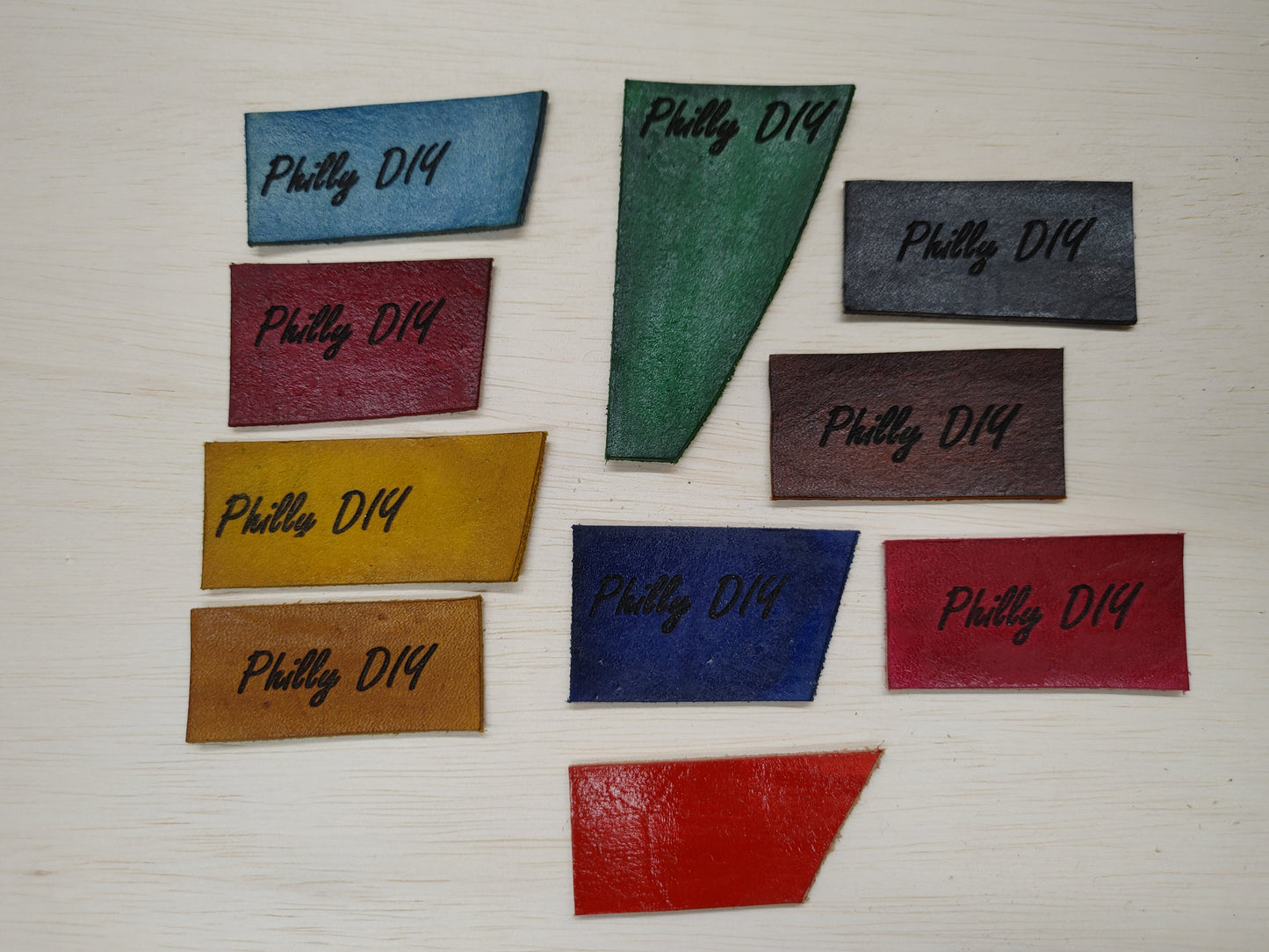 Leather Catchall Tray Swatches
