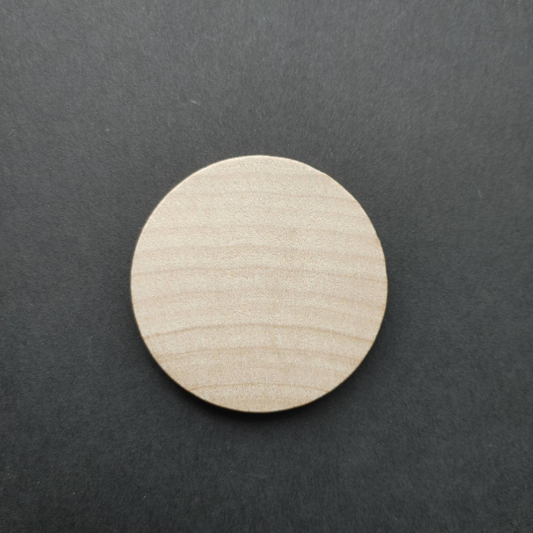 Custom Engraved 2" Wood Tokens or Coins