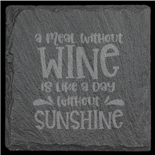 Load image into Gallery viewer, Funny Drink Themed Slate Coasters - set of 4

