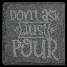 Load image into Gallery viewer, Funny Drink Themed Slate Coasters - set of 4
