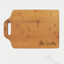 Load image into Gallery viewer, Custom Cutting Board Engraved With First &amp; Last Names
