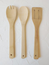 Load image into Gallery viewer, Personalized Salad Spoon, Spork &amp; Spatula Set
