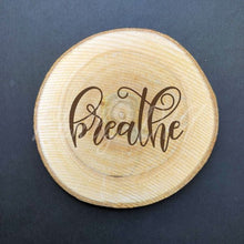 Load image into Gallery viewer, Inspirational Birch Wood Coasters - set of 4
