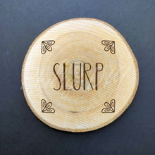 Load image into Gallery viewer, Inspirational Birch Wood Coasters - set of 4

