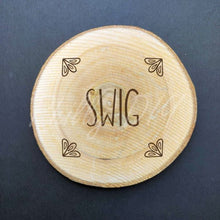Load image into Gallery viewer, Inspirational Birch Wood Coasters - set of 4
