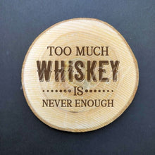 Load image into Gallery viewer, Funny Drink Themed Birch Wood Coasters - set of 4
